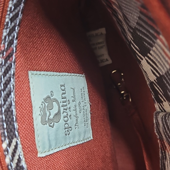 Spartina 449 Wymberly Plaid Linen Leather Crossbody Bag, NWOT - Picture 10 of 14
